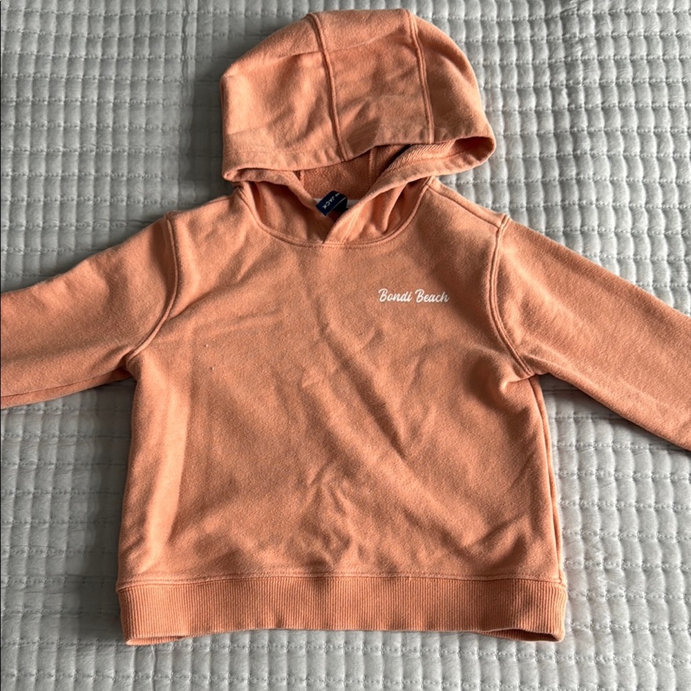 Janie and Jack Orange Hoodie Sweatshirt